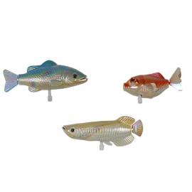 1TOY Заводная игрушка для ванны рыба  Буль-Буль  Т51344 (желтый)